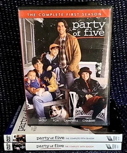 Party of Five: Seasons 1, 5 & 6 DVD'S Starring Neve Campbell Region 1 - Picture 1 of 15