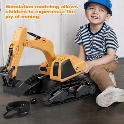 Remote Control Excavator 2.4GHz 1/12 Gesture Sensing Remote Controlled NCXN - Image 1 of 4