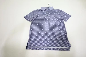 Greyson Youth Two Wolves Micro Polo Boys Size Small Dewberry 1058D New 01309545 - Picture 1 of 5