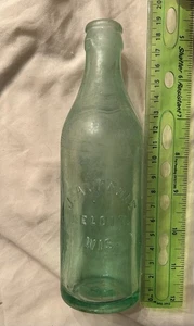 Vintage Antique Crown Top Bottle J.A. Toole Beloit Wisconsin - Soda Pop? Water? - Picture 1 of 6
