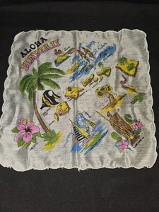 Vintage Hawaii Handkerchief - Picture 1 of 5