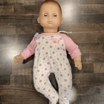 Muñeca American Girl Bitty Baby - Cabello castaño, ojos marrones en rosa para dormir Foto 1 de 4