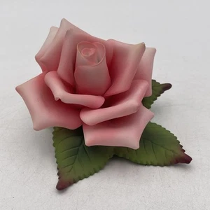 Lefton Open Pink Rose #00693 - Picture 1 of 7