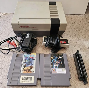 Nintendo Entertainment System NES-001 Konsole Bundle 1985 Neu 72 Pin *LESEN* - Bild 1 von 7