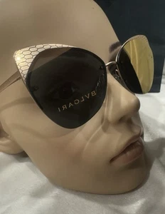 Bvlgari Sunglasses AUTHENTIC 6096 Rose Gold Cat Eye Bv6096 Serpenti Mirror - Bild 1 von 15