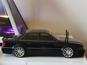 Tamiya TT-02 Audi V8 Built Model BLACK ---- *SOLD* ---- - Picture 1 of 11