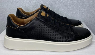 Tenis Allen Edmonds Oliver negros para hombre talla 12D de cuero sin cordones elásticos de encaje Foto 1 de 4