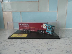 Oxford Haulage 1/76 OO Scania Curtainside Pollock Scotrans Ltd Ed SCA02CS Boxed - Picture 1 of 7