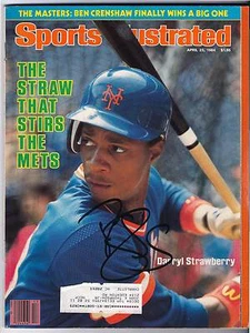DARRYL STRAWBERRY signed SPORTS ILLUSTRATED Magazine April 23, 1984 SI METS - Picture 1 of 1