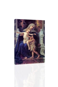 Bouguereau - Madonna And Child - CANVAS OR PRINT WALL ART - Picture 1 of 2