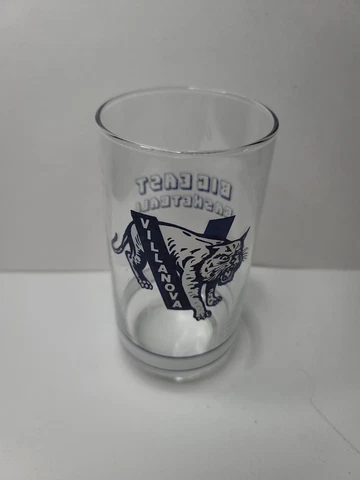 Villanova Wildcats~Big East Basketball~16 oz Clear Glass~Getty Gas Promo Cover