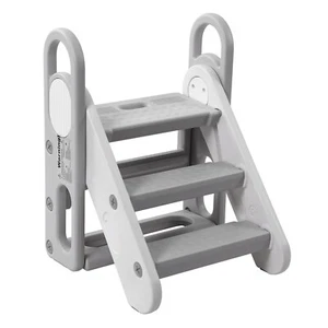 Toddler Step Stool Adjustable 3 Steps Anti-skip for Kids in Bathroom & Kitchen - Picture 1 of 9