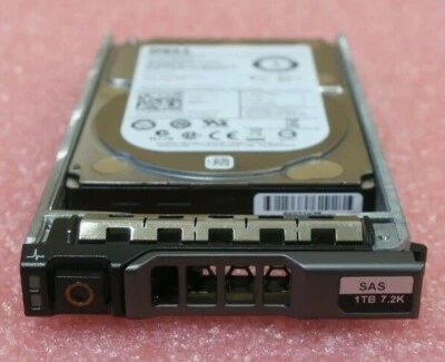 Dell 1TB 2.5'' SFF SAS 6G 7.2K Hard Drive HDD 09W5WV 9W5WV with caddy - Image 1 of 4