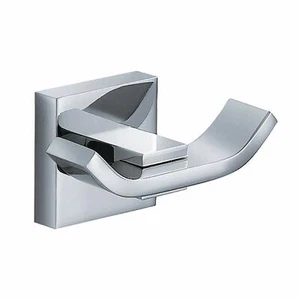 Kraus KEA-14401CH Aura Bathroom Accessories Double Hook 4-Pack Chrome - Picture 1 of 5