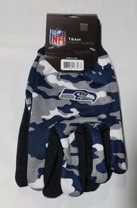Seattle Seahawks Camouflage Sports Utility Gloves Work gardening NEW CAMO - Picture 1 of 1