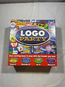 Logo Party Board Game Complete Checked Slightly Used Family Game Night Brands - Picture 1 of 8
