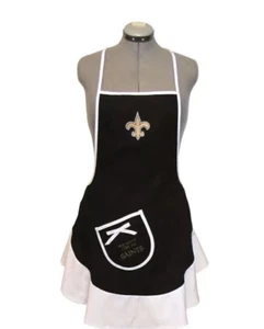 Delantal de anfitriona NFL New Orleans se adapta a la mayoría de los adultos - Imagen 1 de 8