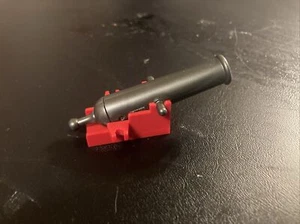 Vintage Lego Dark Gray (non-Shooting) Cannon W/ Red Base - Used - Picture 1 of 2