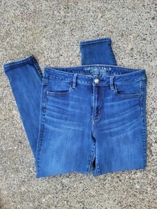 American Eagle Skinny Jeans Womens Size 10 High Rise - Picture 1 of 4