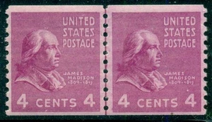SCOTT # 843 LINE PAIR, MINT, OG, NH, FINE-VERY FINE, GREAT PRICE! - Picture 1 of 1