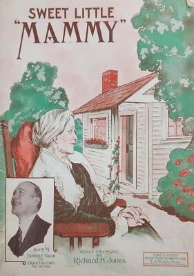 Sweet Little Mammy By Ernest Hare Piano Song Lyrics Sheet Music d6 - Image 1 of 3