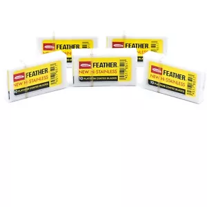50 cuchillas de afeitar de seguridad de doble filo platino de alto acero inoxidable 5 paquetes de 10 - Imagen 1 de 3