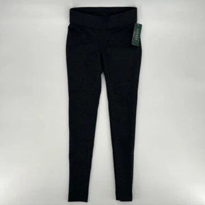 Nuevo con etiquetas Leggings para mujer Lauren Ralph Lauren Pantalones Ponte talla XSP gris brezo pequeño - Imagen 1 de 14