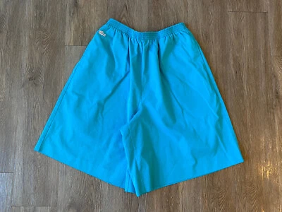 Pantalones Cortos de Golf De Colección Lacoste Haymaker Para Mujer 14 25W Cintura Alta Turquesa Preppy Años 70 Foto 1 de 4