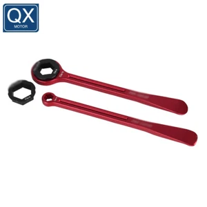 CNC Tire Spoon Wrench Tyre Remover Lever Orange For KTM Honda Yamaha Dirt Bike - Picture 1 of 24