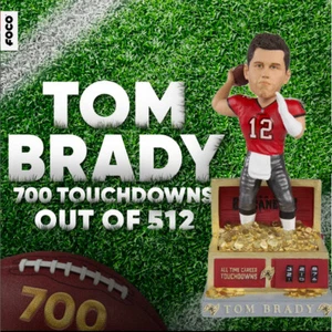 Tom Brady Tampa Bay Buccaneers 700th Touchdown Counter Bobblehead - Ltd Ed 312 - Picture 1 of 6