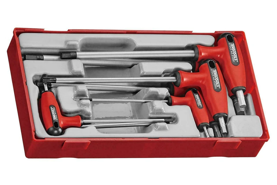 Teng TTHEX7S T-Handled Hexagon (Allen) Key Set in Tool Box Module Tray - Image 1 of 1