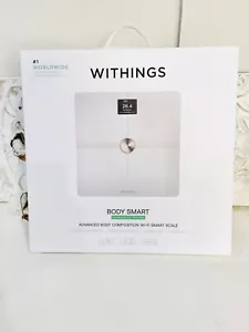 WITHINGS Body Smart Accurate Scale for Body Weight and Fat Percentage, Body - Picture 1 of 1