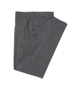 Lauren Ralph Lauren Husky Plaid Classic Dress Pants Big Boys 14H Gray Hook & Bar - Picture 1 of 17