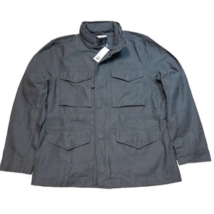 Outerknown Voyager Feldjacke Herren Large grau verstaubare Kapuze M65 Militär $ 298 - Bild 1 von 24