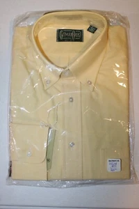 CAMISA DE VESTIR GITMAN BROS PARA HOMBRE - TALLA 15 1/2 X 34 - AMARILLA - NUEVA - PRECIO DE VENTA SUGERIDO POR EL FABRICANTE $165 - Imagen 1 de 4
