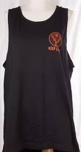 Jagermeister Herren Damen schwarz Logo KEEP CHILL lose Passform Tanktop - Bild 1 von 2