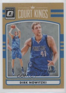 2016-17 Panini Donruss Optic Court Kings Orange Prizm /199 Dirk Nowitzki #4 HOF