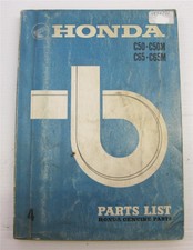HONDA C50-C50M C65-C65M Illustrated Motorcycle Spare Parts List 1970/71 #D400709