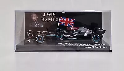 MODELLINO AUTO 1:43 MINICHAMPS F1 MERCEDES W12 HAMILTON WINNER BRITISH GP 2021 - Immagine 1 di 4