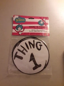 Dr. Seuss Thing 1 & 2 Patch Set - 7", Brand New, Sealed - Picture 1 of 6
