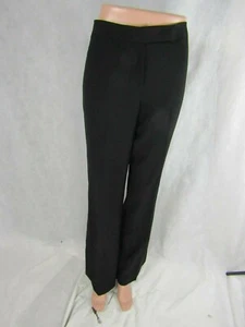 MAGASCHONI Black Straight Leg Dress Pant Size 6 - Picture 1 of 10