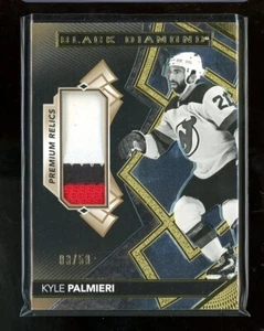 2020-21 Black Diamond Pure Black Premium Relics #BDBKP Kyle Palmieri 3/50 - Picture 1 of 2