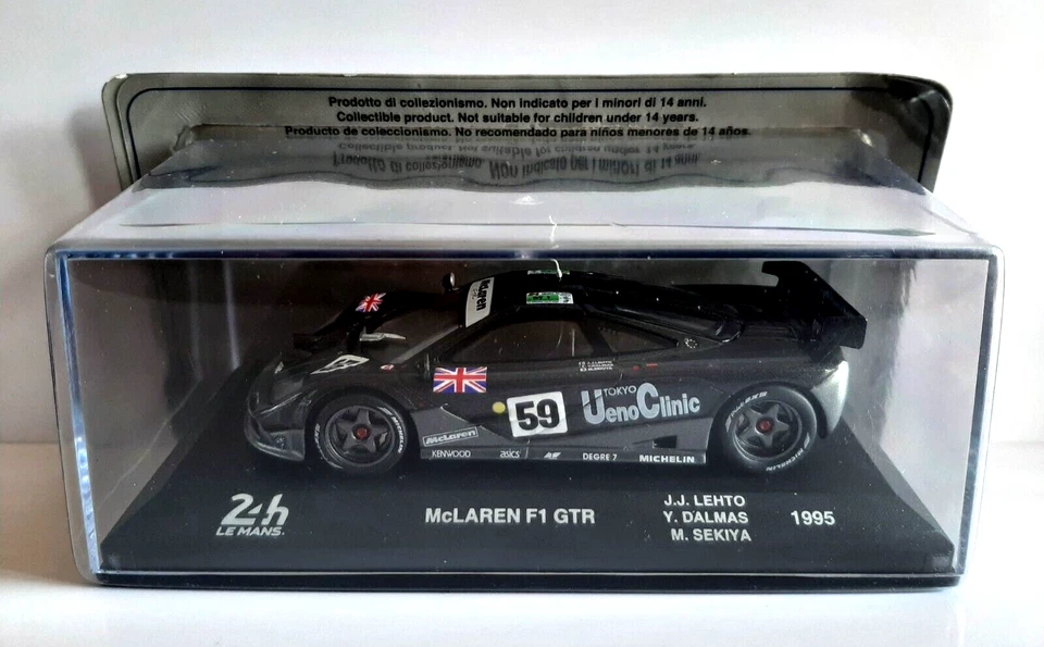 DIE CAST McLaren F1 GTR 1995 LE MANS J.J.LEHTO Y-DALMAS 1995 SCALA 1/43 #05 - Immagine 1 di 1