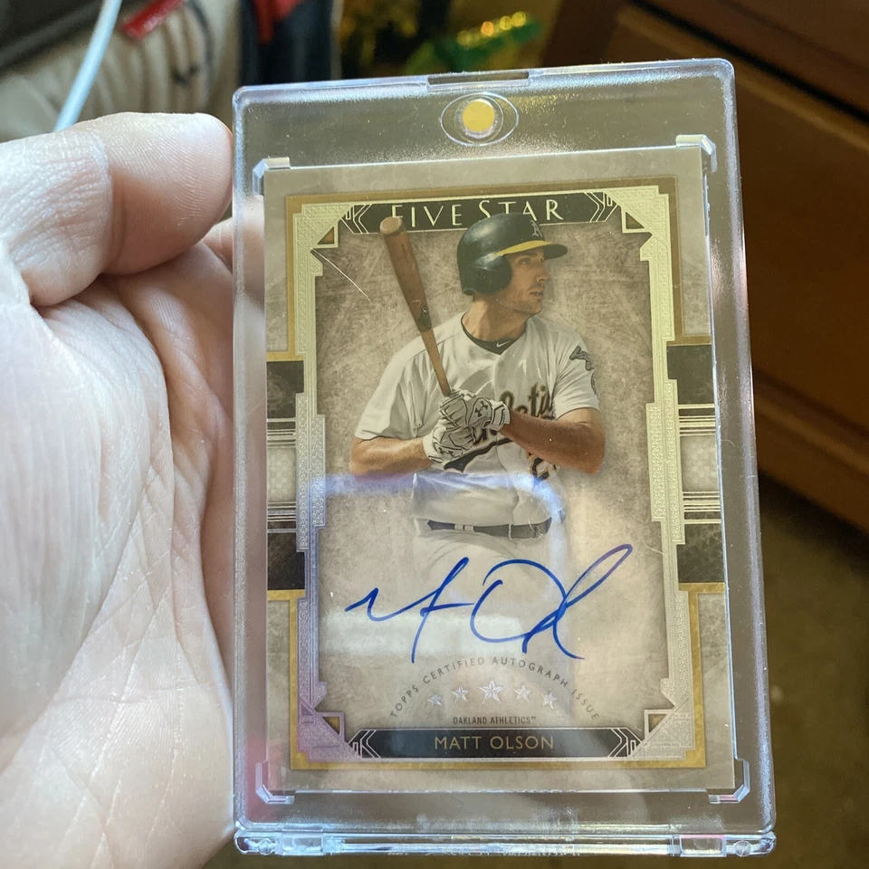 2018 Topps Five Star - #FSA-MO Matt Olson (AU) - Image 1 of 2