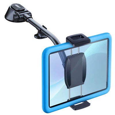 360°Car Tablet Phone Holder for 4.7-12.9" iPad iPhone Windshield Dashboard Mount - Image 1 of 4