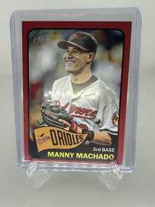 2014 Topps Heritage Red Border #150 Manny Machado