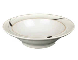 DENBY Stoneware Oyster Strands Wide Rimmed Soup Cereal Bowl New - Picture 1 of 5