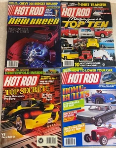 VTG Hot Rod Magazines 3 - 1985 & 1- 1987  Lot Of 4 - Picture 1 of 6