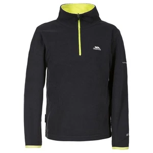 Trespass Etto Boys Half Zip Outdoor Fleece Lightweight Warm Jumper Pullover - Picture 1 of 41