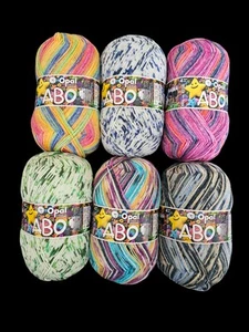 Sockenwolle Opal Set 6×100g, 4 fädig #06 - Bild 1 von 1